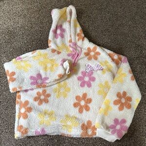 Barbie Floral Sweatshirt White Orange